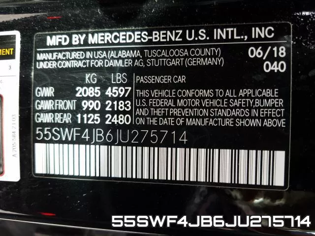 55SWF4JB6JU275714 фото 2
