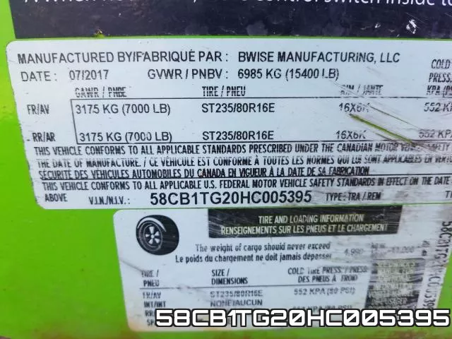 58CB1TG20HC005395 фото 2