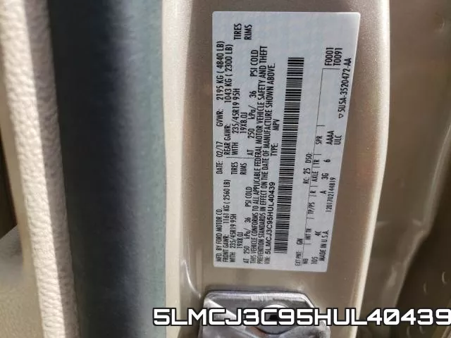 5LMCJ3C95HUL40439 фото 2