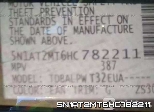 5N1AT2MT6HC782211 фото 10