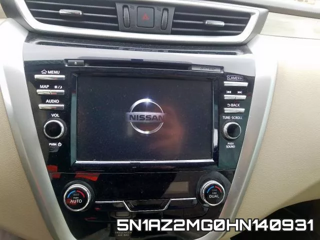 5N1AZ2MG0HN140931 фото 10