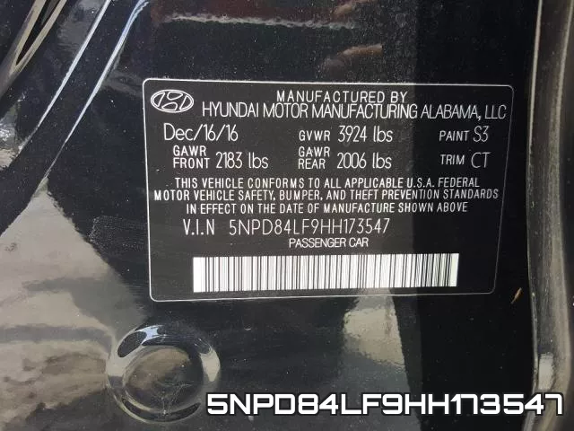 5NPD84LF9HH173547 фото 2
