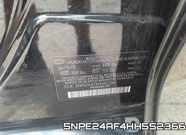 5NPE24AF4HH552366 фото 10