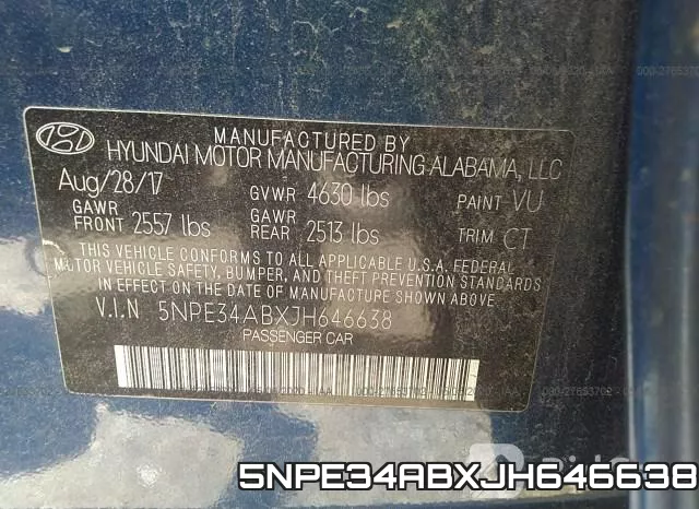 5NPE34ABXJH646638 фото 10