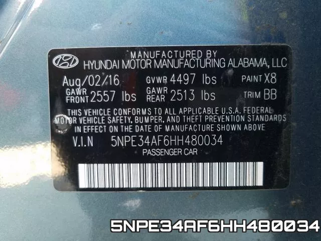 5NPE34AF6HH480034 фото 2