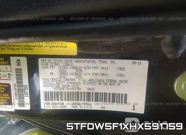 5TFDW5F1XHX591759 фото 10
