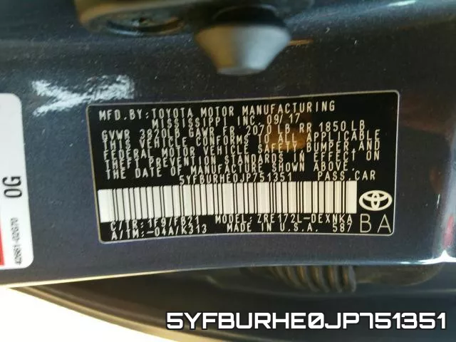 5YFBURHE0JP751351 фото 2