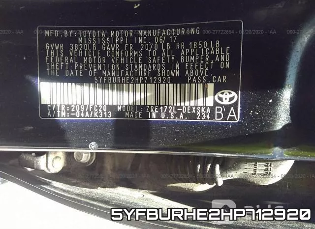 5YFBURHE2HP712920 фото 10