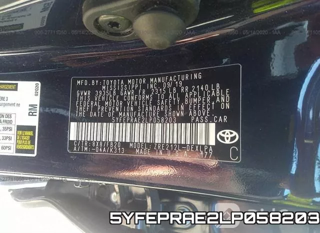 5YFEPRAE2LP058203 фото 10