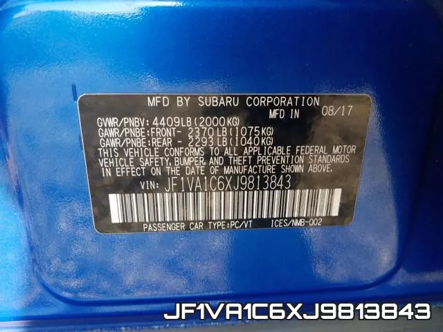 JF1VA1C6XJ9813843 фото 2