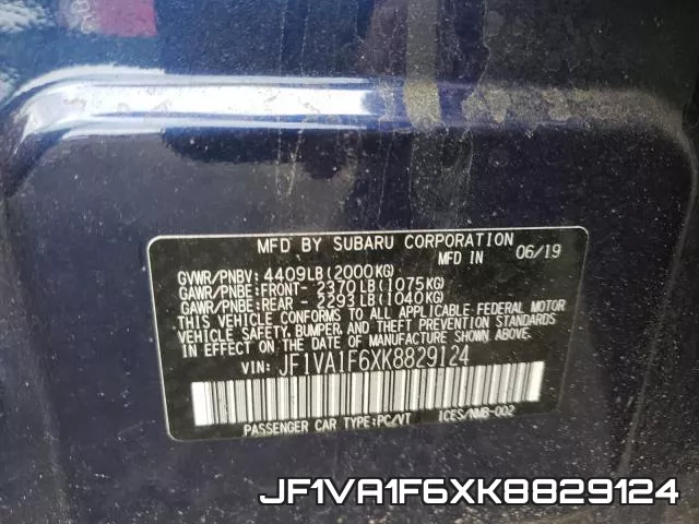 JF1VA1F6XK8829124 фото 2