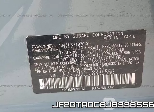 JF2GTADC8J8338556 фото 10