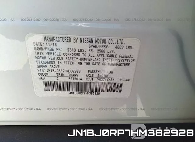 JN1BJ0RP7HM382928 фото 10
