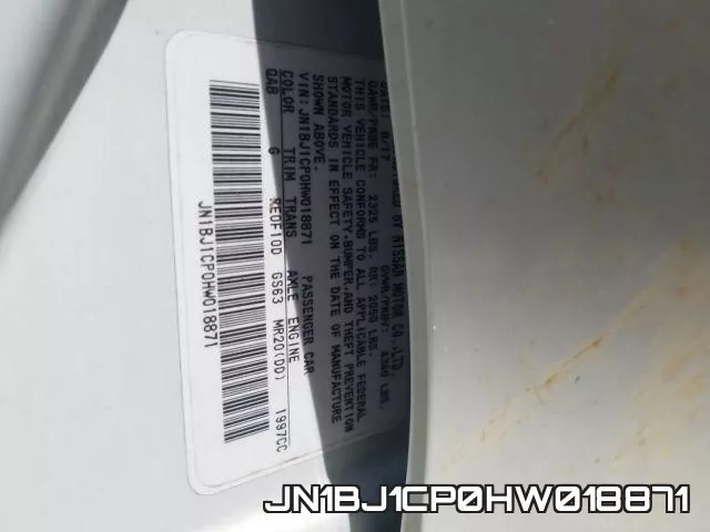 JN1BJ1CP0HW018871 фото 2