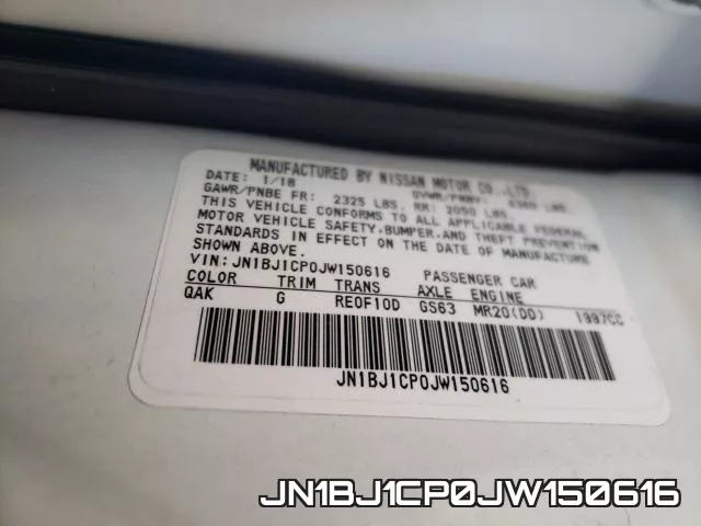 JN1BJ1CP0JW150616 фото 2