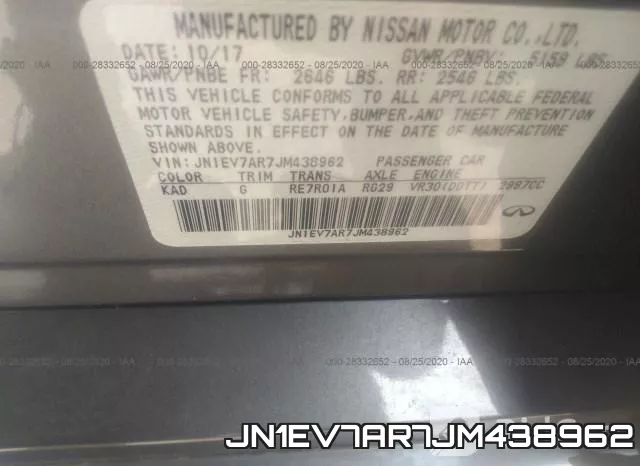 JN1EV7AR7JM438962 фото 10