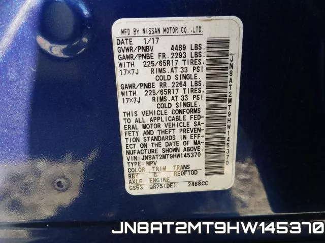 JN8AT2MT9HW145370 фото 2