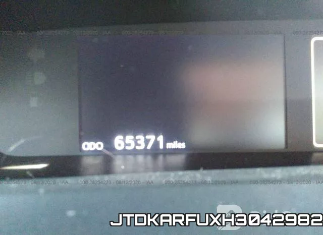 JTDKARFUXH3042982 фото 8