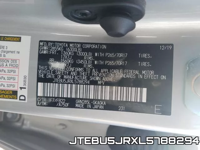 JTEBU5JRXL5788294 фото 2