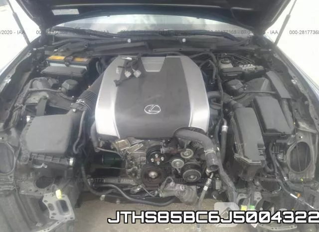 JTHS85BC6J5004322 фото 2