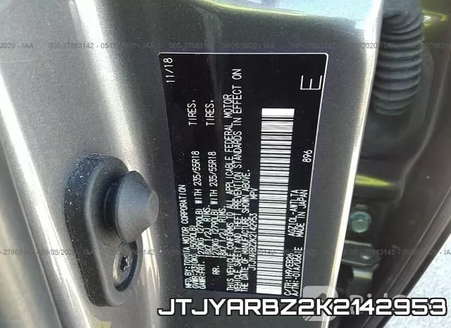 JTJYARBZ2K2142953 фото 10