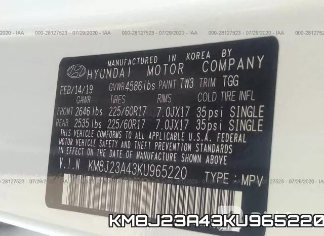 KM8J23A43KU965220 фото 20