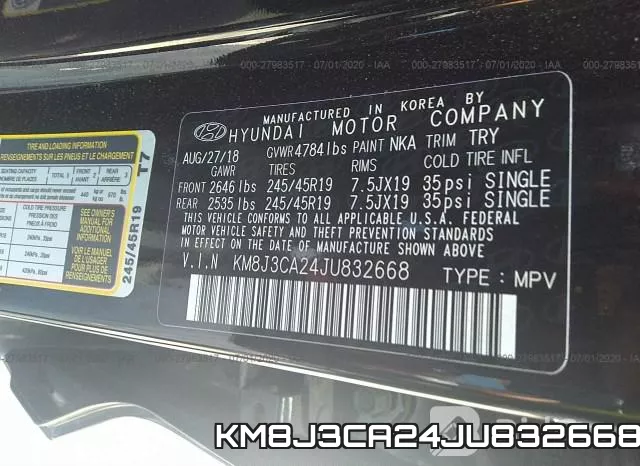 KM8J3CA24JU832668 фото 10