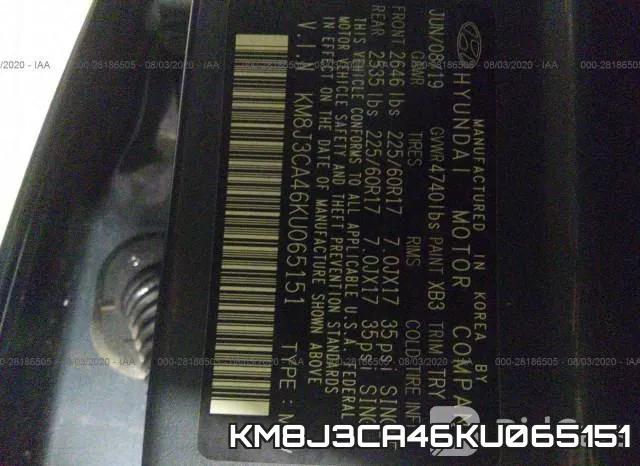 KM8J3CA46KU065151 фото 10