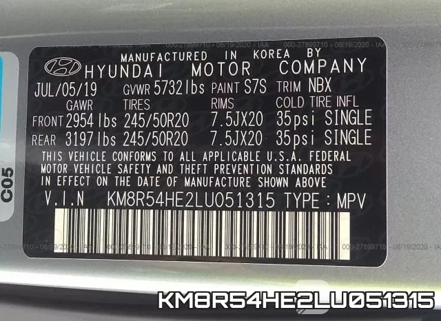 KM8R54HE2LU051315 фото 10