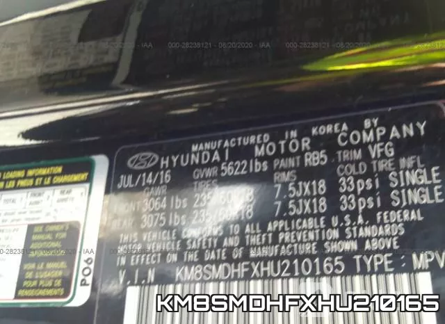 KM8SMDHFXHU210165 фото 10