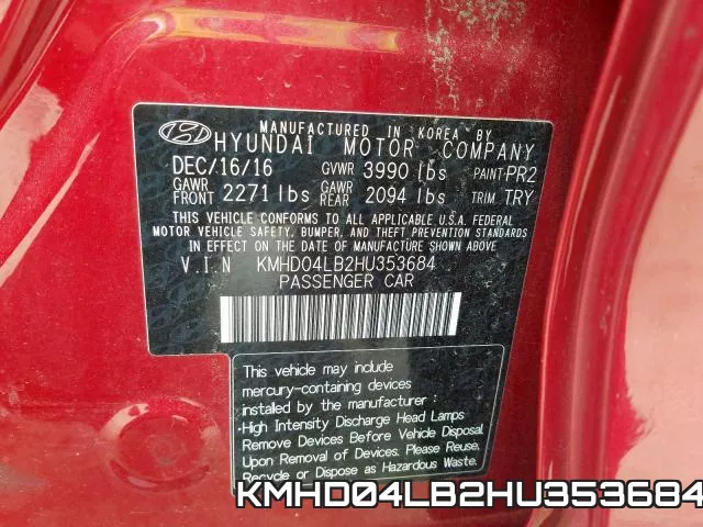 KMHD04LB2HU353684 фото 2