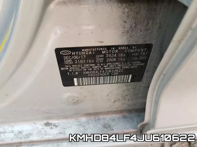 KMHD84LF4JU610622 фото 2