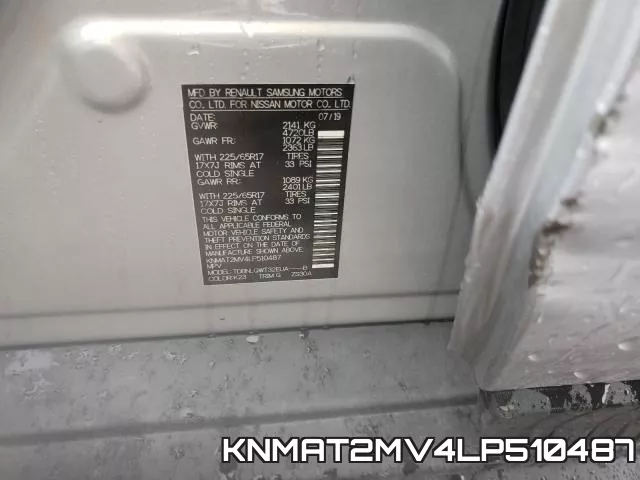 KNMAT2MV4LP510487 фото 2