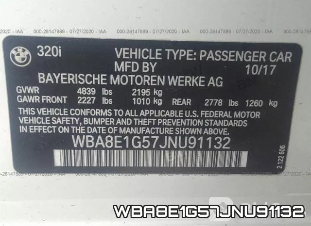 WBA8E1G57JNU91132 фото 10