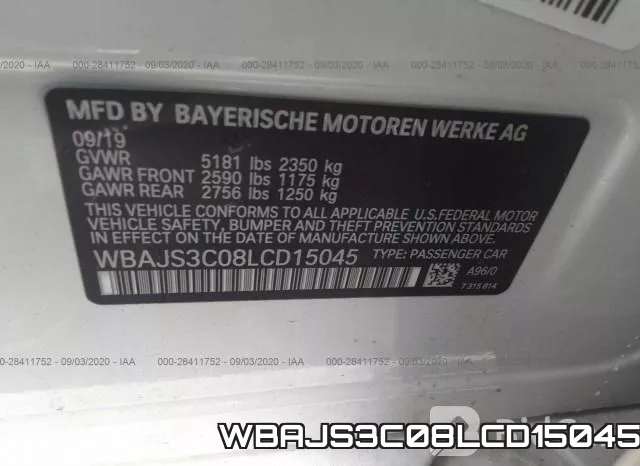WBAJS3C08LCD15045 фото 10