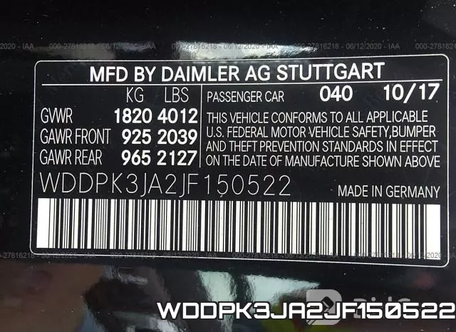 WDDPK3JA2JF150522 фото 10