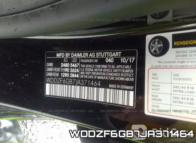 WDDZF6GB7JA371464 фото 10