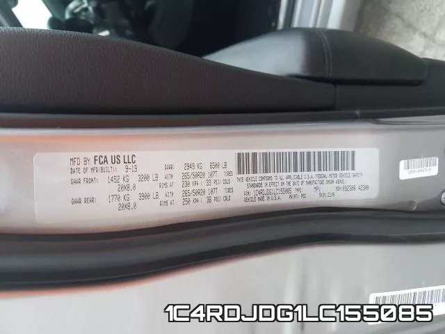 1C4RDJDG1LC155085 фото 2