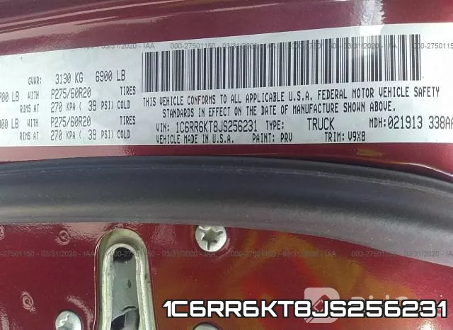 1C6RR6KT8JS256231 фото 10