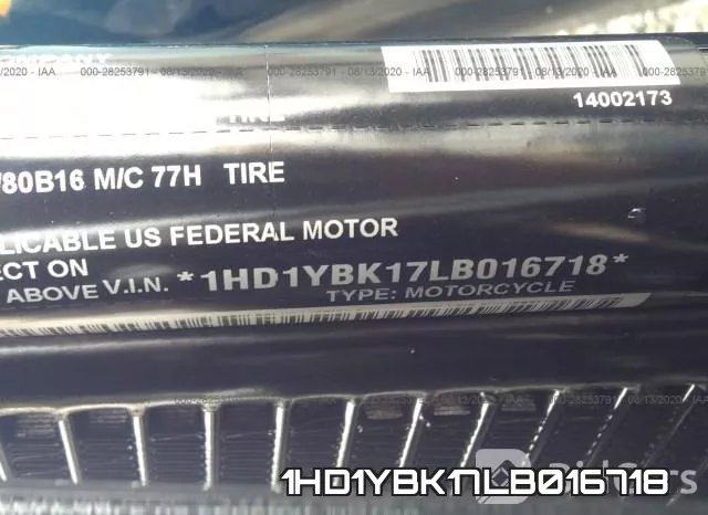 1HD1YBK17LB016718 фото 2