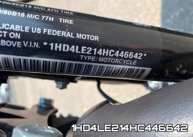 1HD4LE214HC446642 фото 2