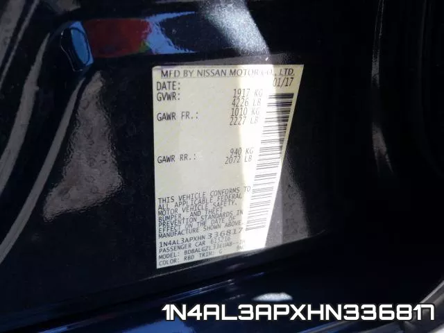 1N4AL3APXHN336817 фото 2