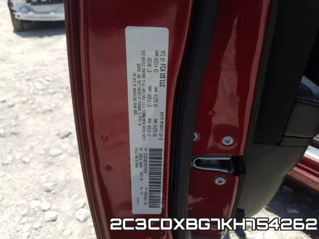 2C3CDXBG7KH754262 фото 2
