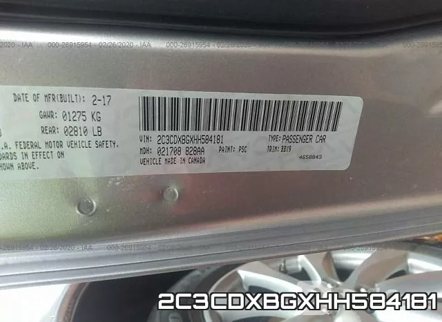 2C3CDXBGXHH584181 фото 10