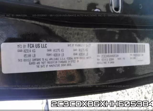 2C3CDXBGXHH605384 фото 10