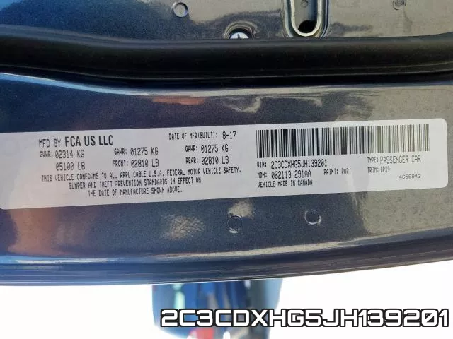 2C3CDXHG5JH139201 фото 2