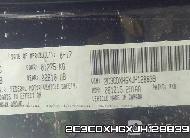 2C3CDXHGXJH128839 фото 10