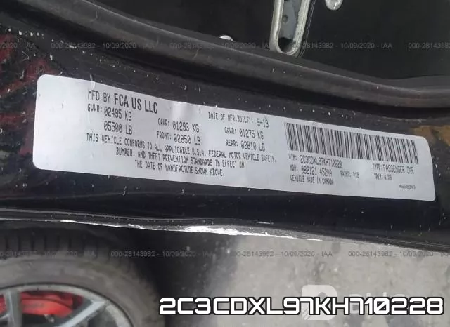 2C3CDXL97KH710228 фото 10