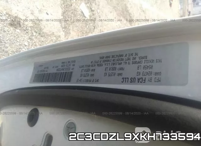 2C3CDZL9XKH733594 фото 10
