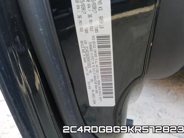 2C4RDGBG9KR572823 фото 2
